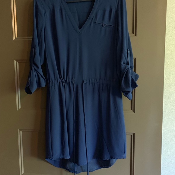 Naked Zebra Navy Tunic Dress - Picture 3 of 4